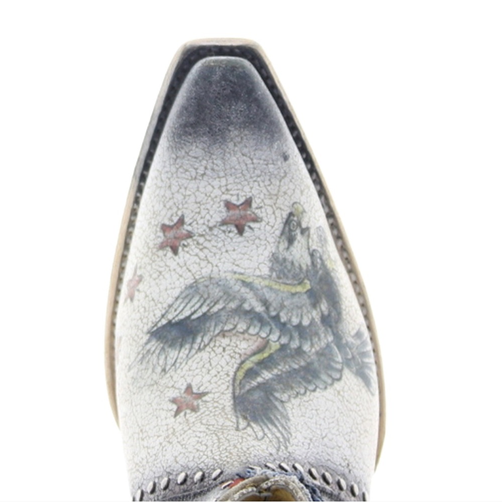 OLD GRINGO United Jorie Patriotic Eagle Ankle Boots YIPPEE KI YAY OLD GRINGO 5” - Picture 8 of 14